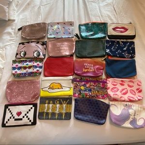 16 Ipsy makeup bags